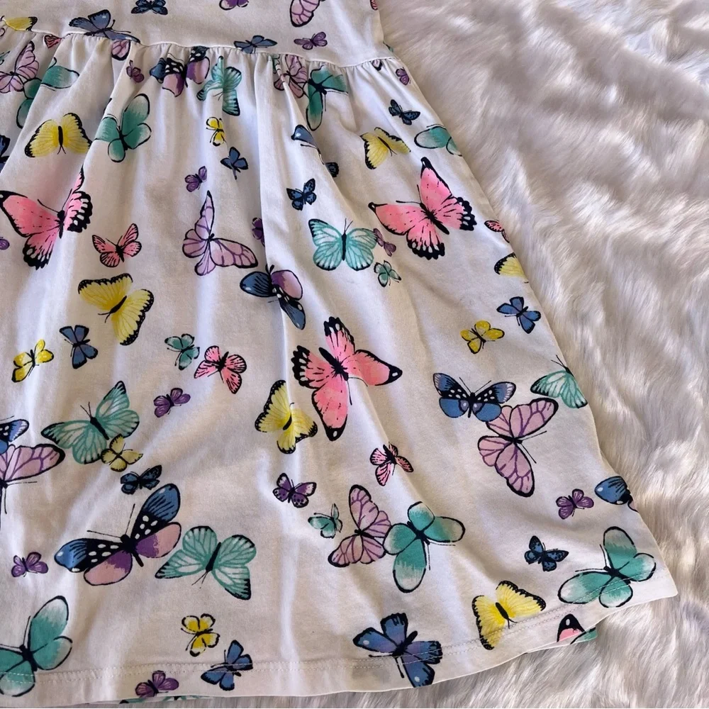 H&M Kids White‎ Butterfly Dress